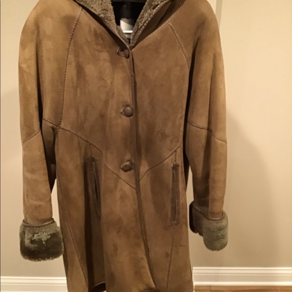 Real Fur Shearling coat Size M by Coppolino